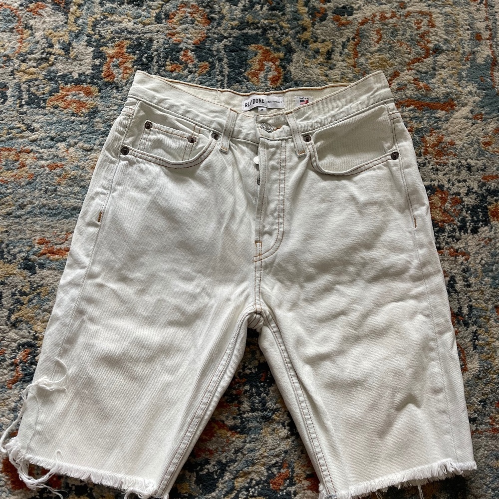 Re/done jeans shorts